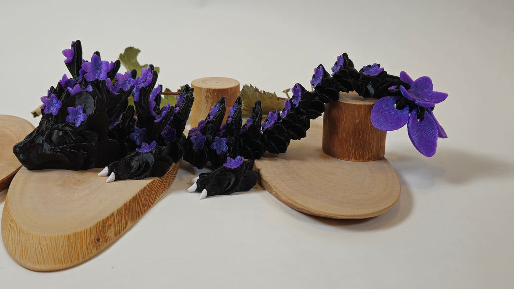 3d print articulated blomster drage