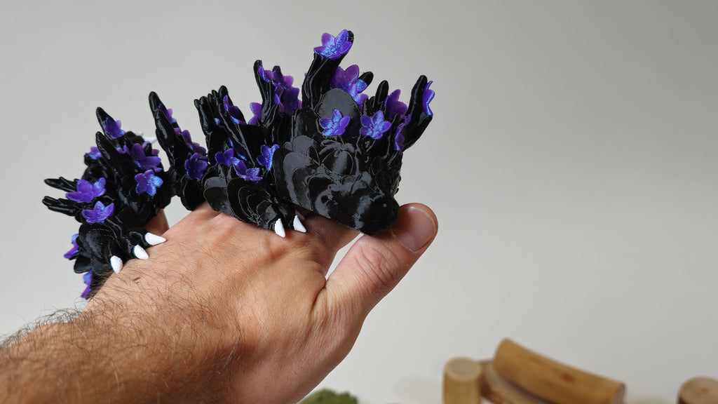 3d print articulated blomster drage