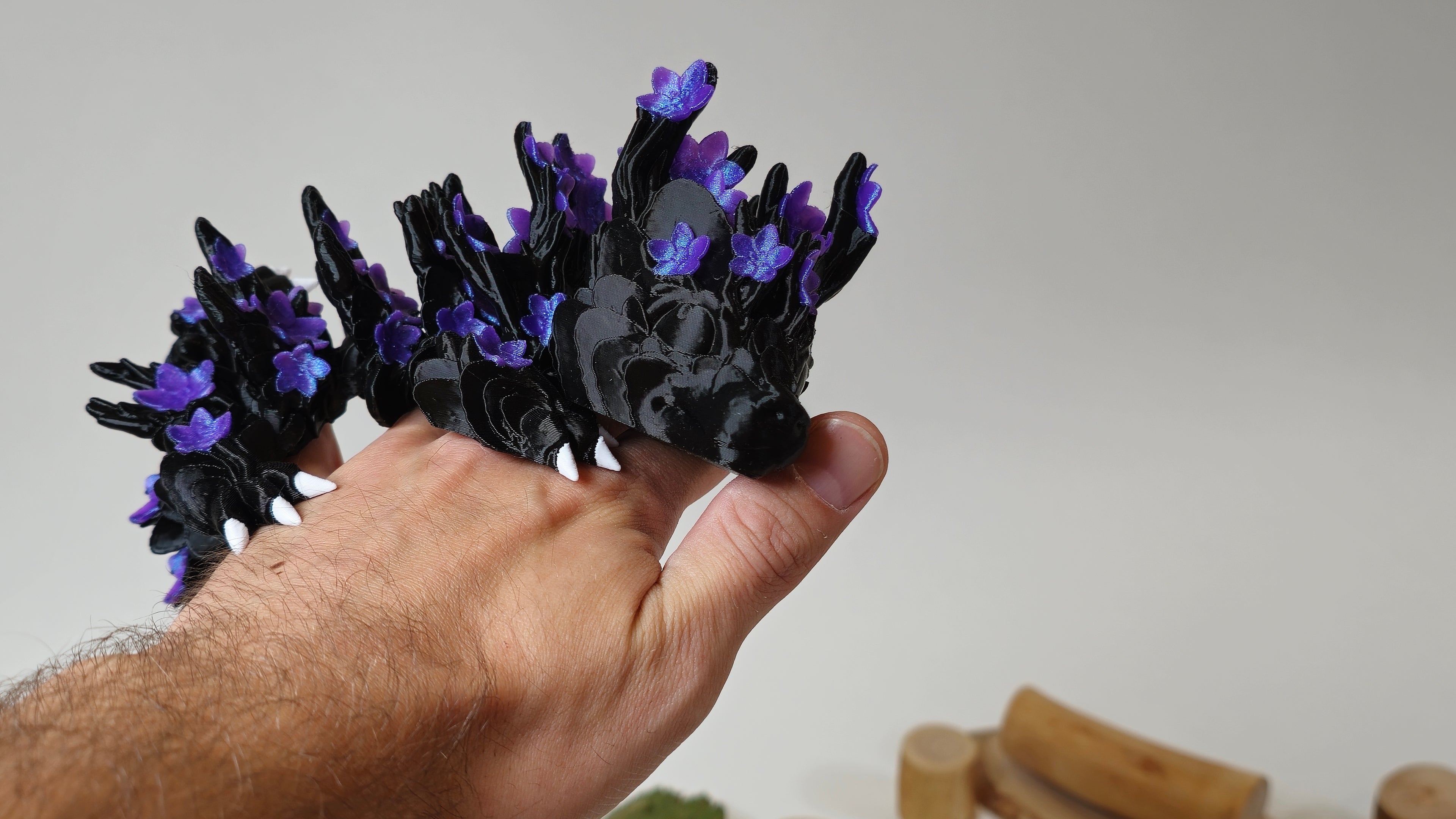 3d print articulated blomster drage