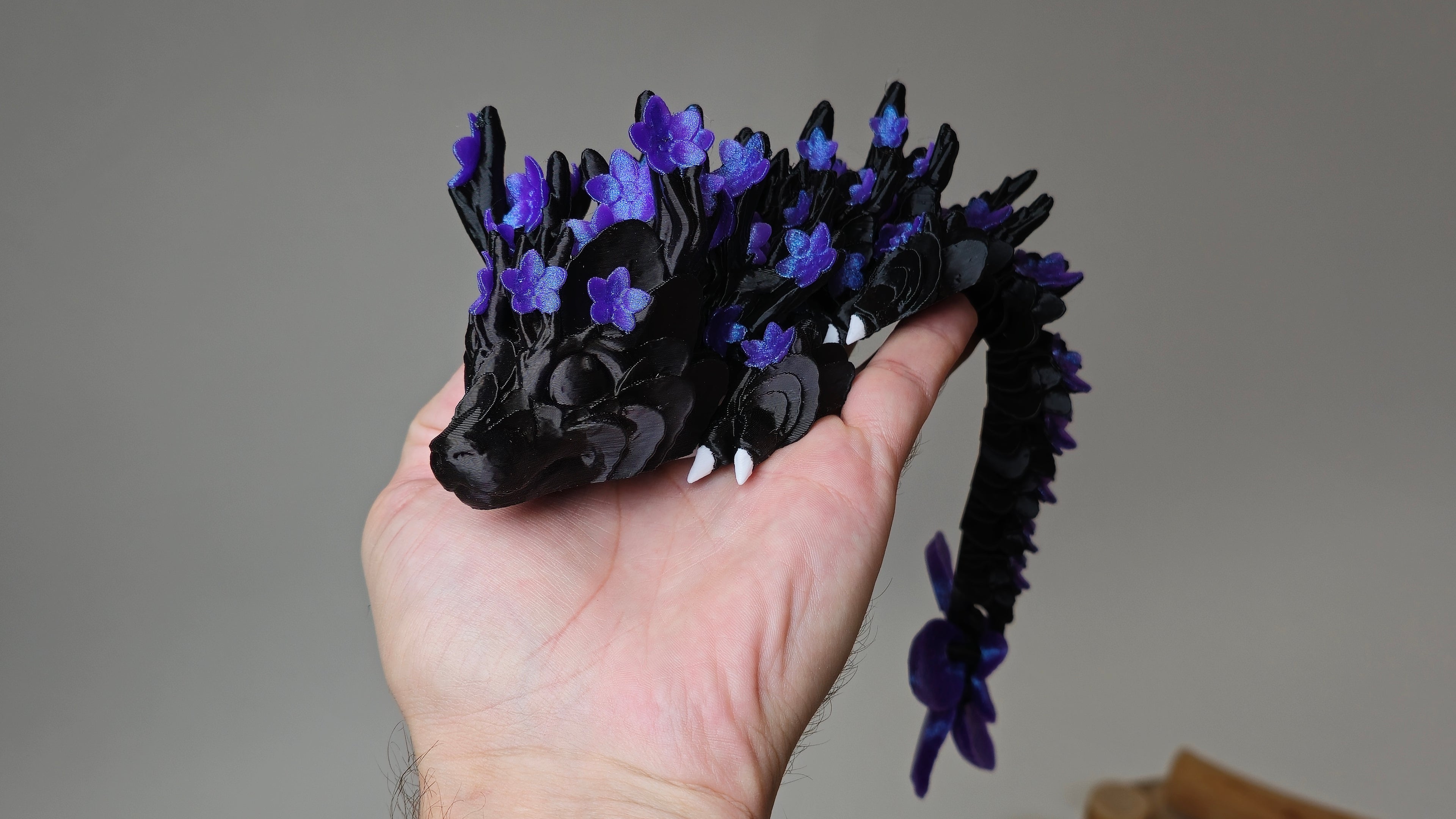 3d print articulated blomster drage