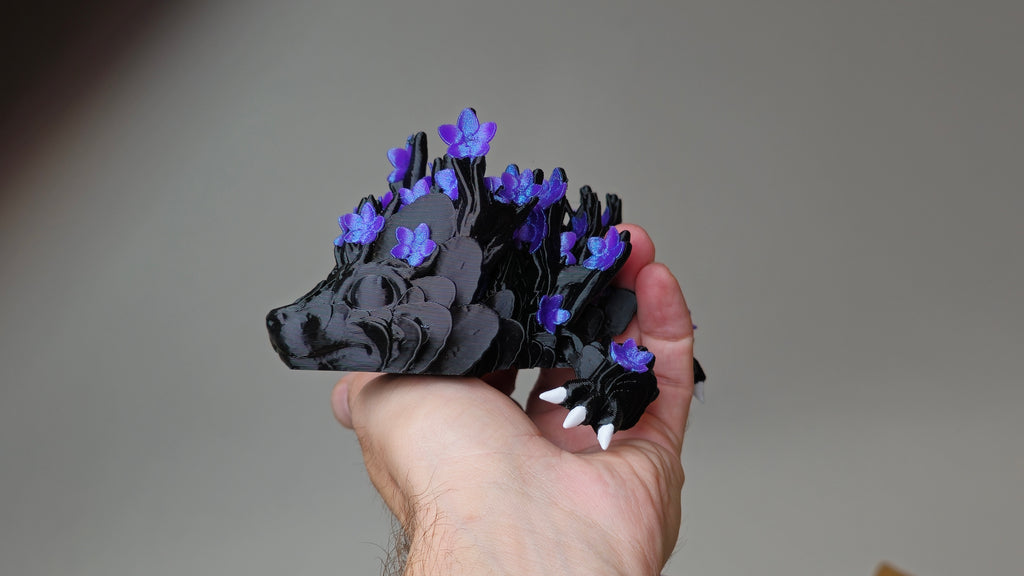 3d print articulated blomster drage