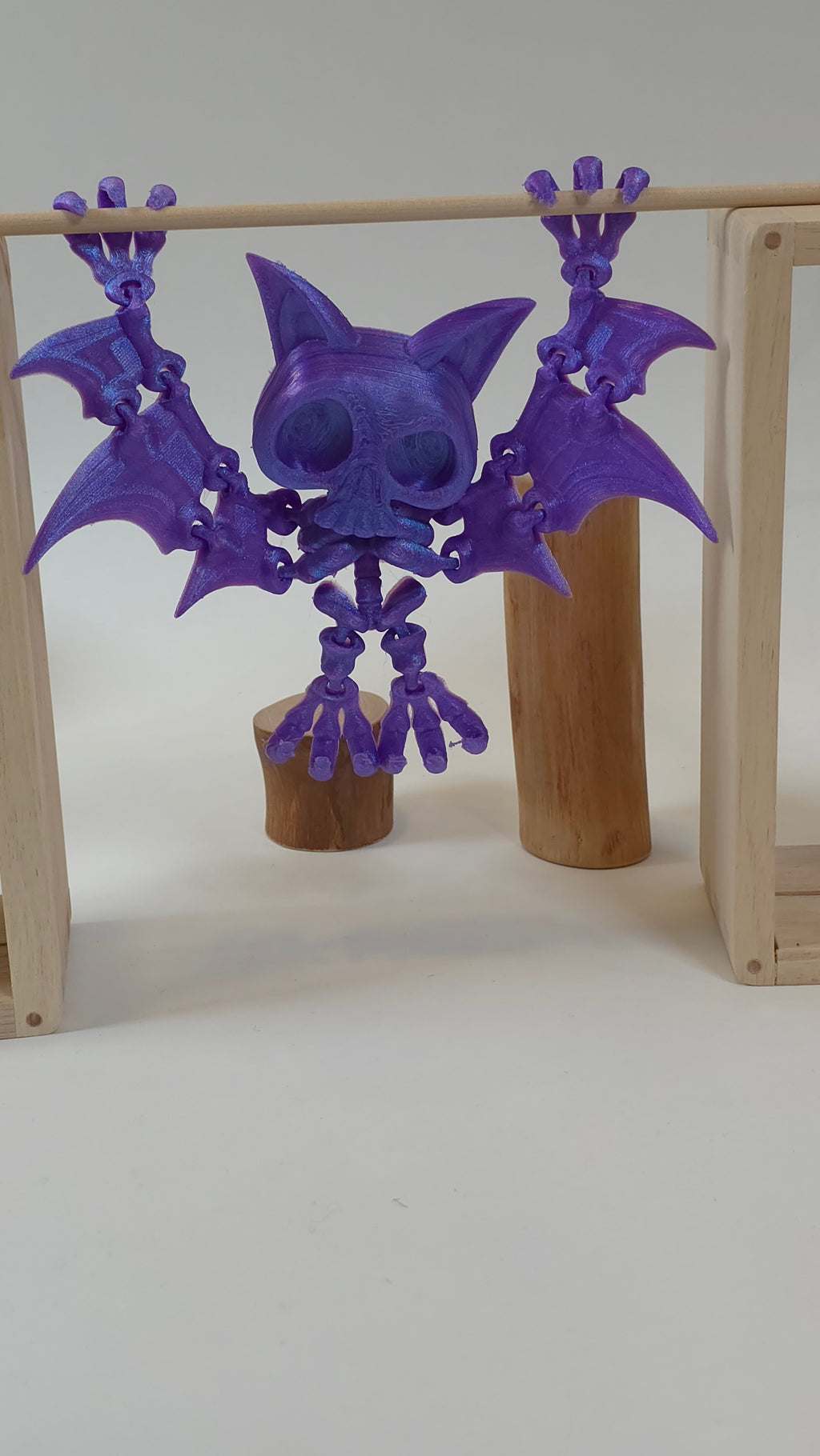 3d printet articulated skjelett flaggemus