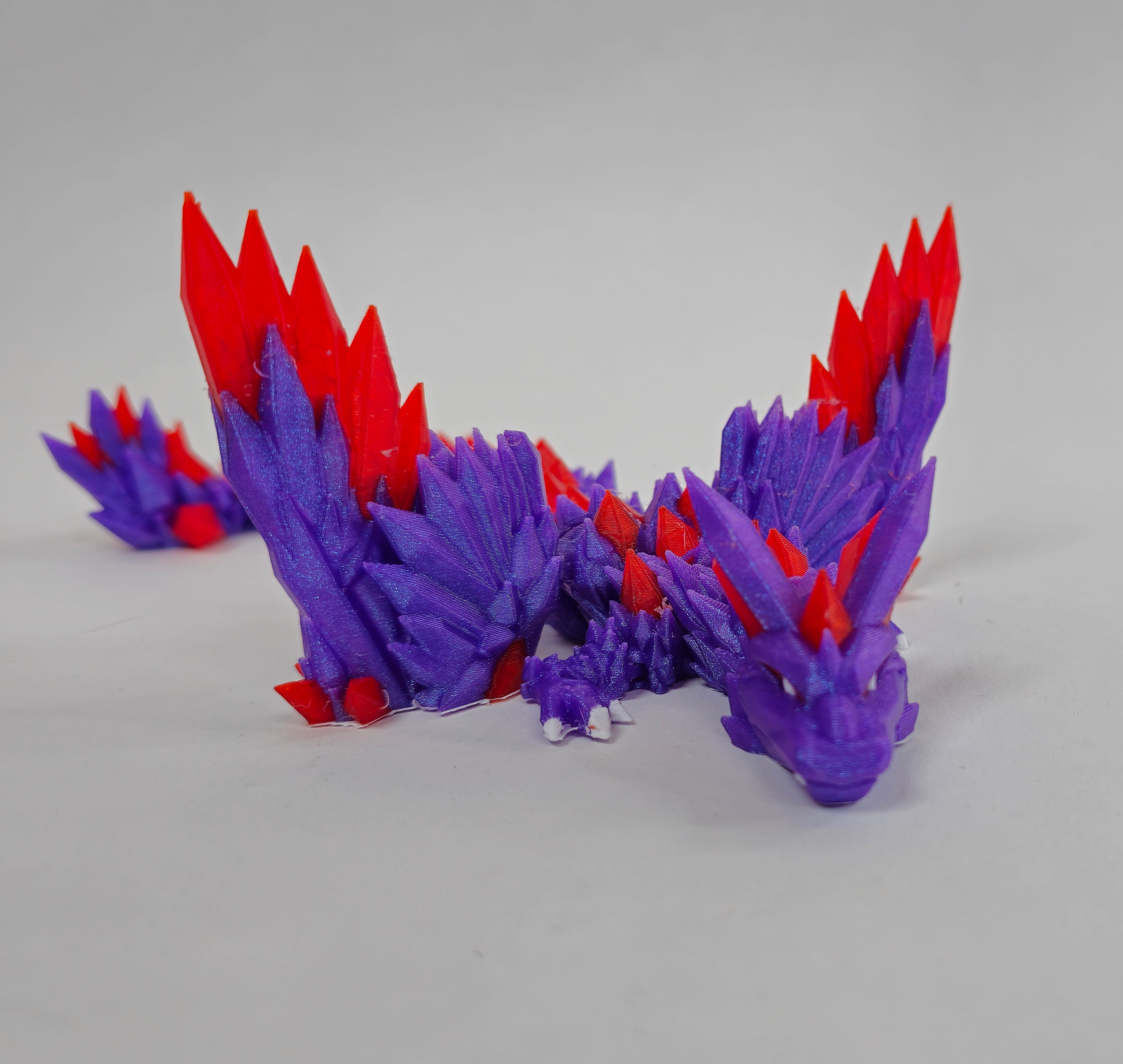 Medium krystal drage