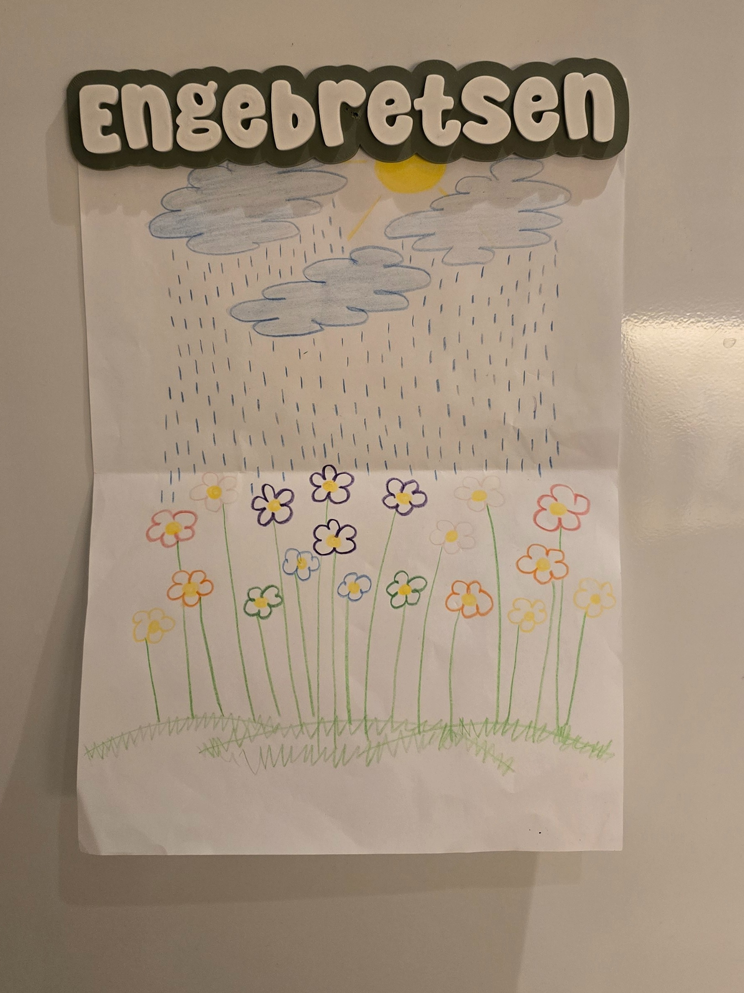 Kjøleskapsmagnet med din tekst !  – Gjør kjøleskapet personlig!