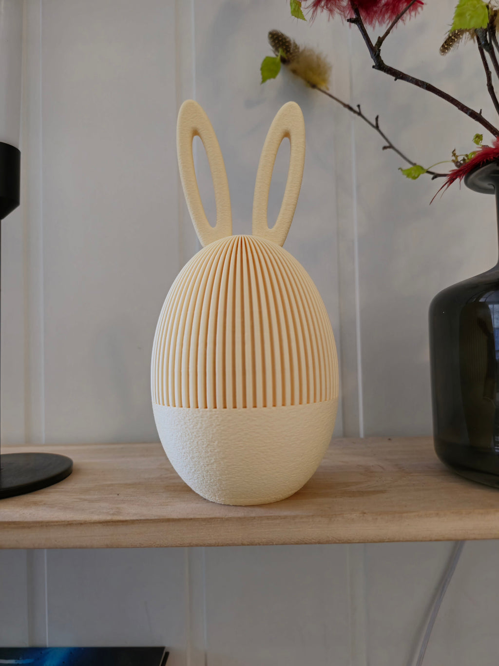 Påskeegg med Kaninører – Dekorativ Oppbevaringsboks