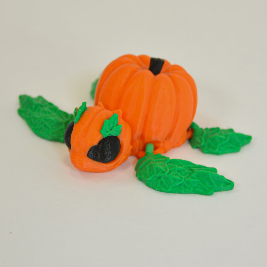 3d printet articulated gresskar skilpadde